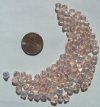 100 6mm Bicone Rose AB